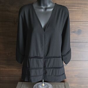 Stella & Dot Black Blouse